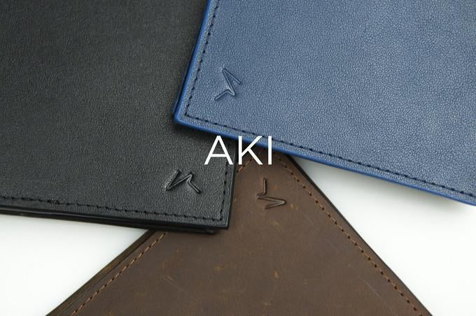 Aki - Kisetsu's Minimalist Bi-Fold - Slim Wallet Junkie